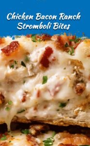 Chicken Bacon Ranch Pizza Roll