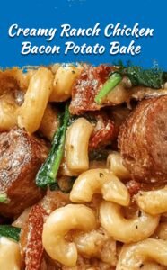 Chicken Bacon Ranch Potato Bake