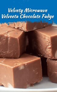 Creamy Microwave Velveeta Chocolate Fudge