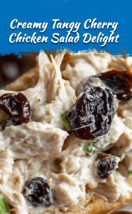 Creamy Tangy Chicken Salad with Dried Cherries