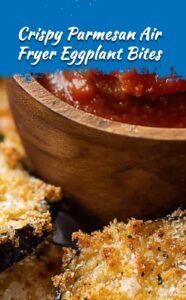 Crispy Parmesan Air Fryer Eggplant Slices