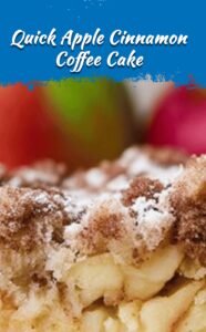 Easy Apple Coffee Cake with Cinnamon Topping
