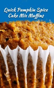 Easy Pumpkin Spice Muffins with Cake Mix