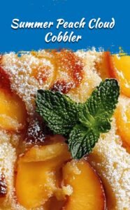 Fluffy Baked Peach Delight for Summer