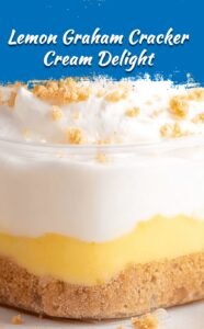 Lemon Cream Graham Cracker Delight