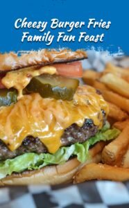 Loaded Cheeseburger with Fries