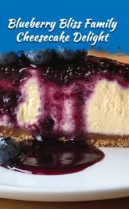 Luscious Blueberry Cheesecake Recipe