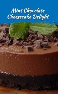 Mint Chocolate Cheesecake Cake