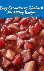 Perfect Strawberry Rhubarb Pie Filling Recipe