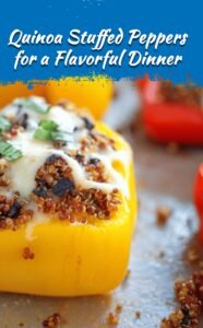Quinoa Stuffed Peppers for Dinner