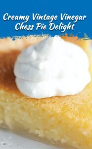 Silky Vintage Vinegar Chess Pie
