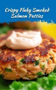 Smoked Salmon Patties with Crispy Flaky Texture