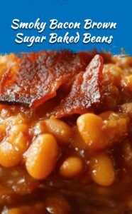 Sweet Smoky Bacon Brown Sugar Baked Beans