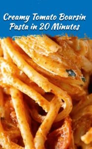 Tomato Boursin Pasta in 20 Minutes