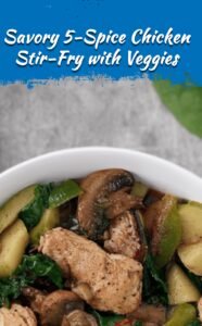 5-Spice Chicken with Mushrooms & Veggies