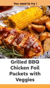 BBQ Chicken Foil Packet Recipe