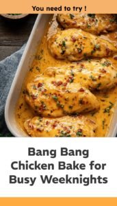 Bang Bang Chicken Bake for Easy Weeknight Dinners