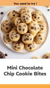 Bite-Sized Chocolate Chip Cookie Delights