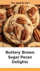 Buttery Brown Sugar Pecan Cookies