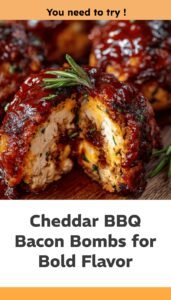 Cheddar-Stuffed BBQ Bacon Bombs for Bold Flavor