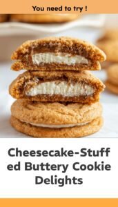 Cheesecake-Filled Cookie Delights