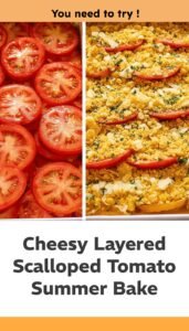 Cheesy Layered Scalloped Tomatoes Recipe