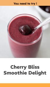 Cherry Bliss Smoothie