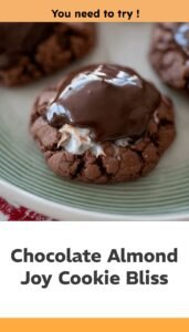 Chocolate Almond Joy Cookie Delights