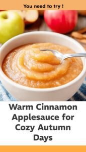 Classic Homemade Applesauce for Fall
