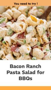 Creamy Bacon Ranch Pasta Salad Delight