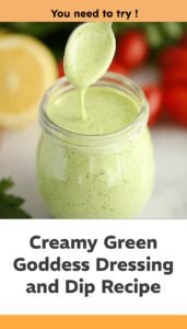 Creamy Green Goddess Dressing and Dip