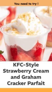 Creamy Strawberry Parfait with Graham Cracker Layers
