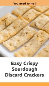 Crispy Four-Ingredient Sourdough Discard Crackers