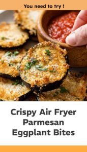 Crispy Parmesan Air Fryer Eggplant Slices