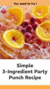 Easy 3-Ingredient Party Punch