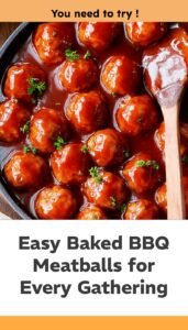 Easy Baked BBQ Meatballs for Any Occasion