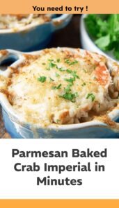 Easy Baked Crab Imperial with Parmesan