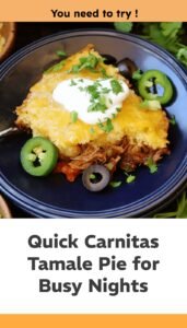 Easy Carnitas Tamale Pie for Busy Nights