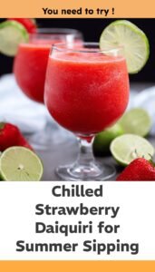 Easy Frozen Strawberry Daiquiri Recipe for Summer