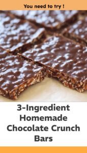 Easy Homemade Crunch Bars Recipe