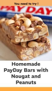 Easy Homemade PayDay Candy Bars