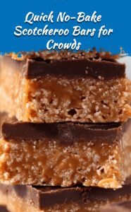 Easy No-Bake Scotcheroo Bars Recipe