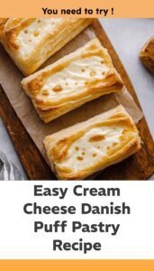 Flaky Puff Pastry Cream Cheese Danish Delight
