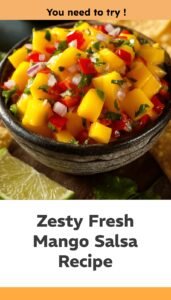 Fresh Mango Salsa Recipe Bursting with Flavor