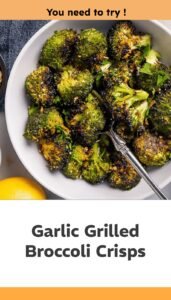 Garlicky Grilled Broccoli Bites
