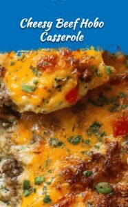 Hearty Beef and Cheese Hobo Bake