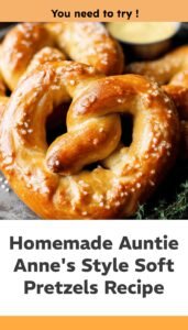 Homemade Auntie Anne’s Style Soft Pretzels