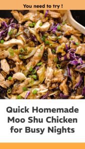 Homemade Moo Shu Chicken Delight