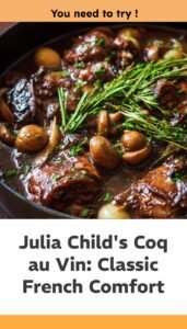 Julia Child’s Coq au Vin: Timeless French Comfort