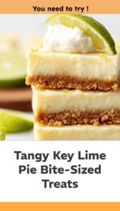 Key Lime Pie Bar Bites